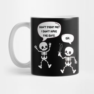 Funny Skeletons Meme Mug